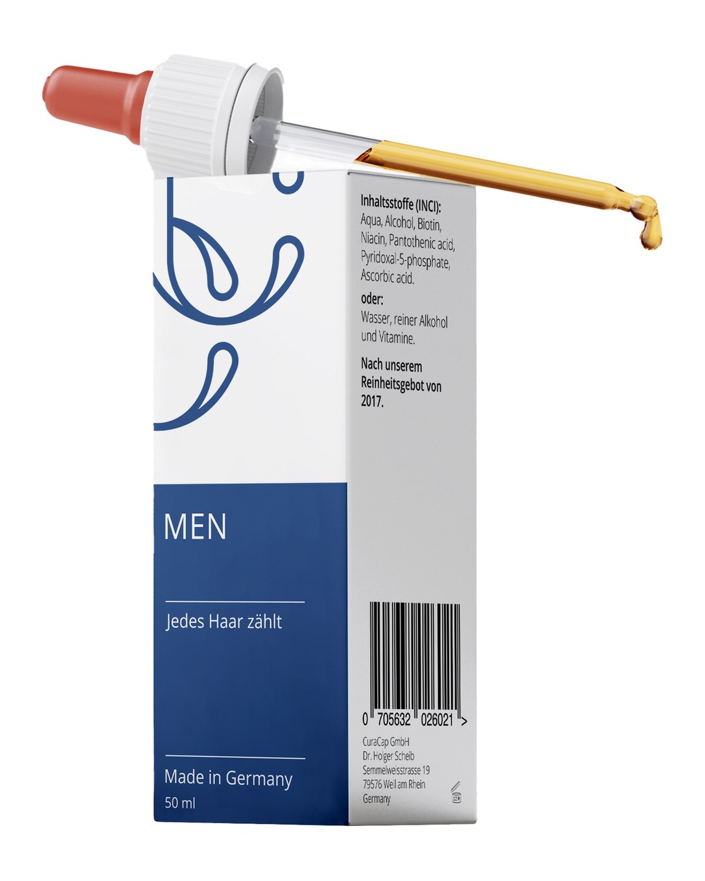 CuraCap MEN How to apply