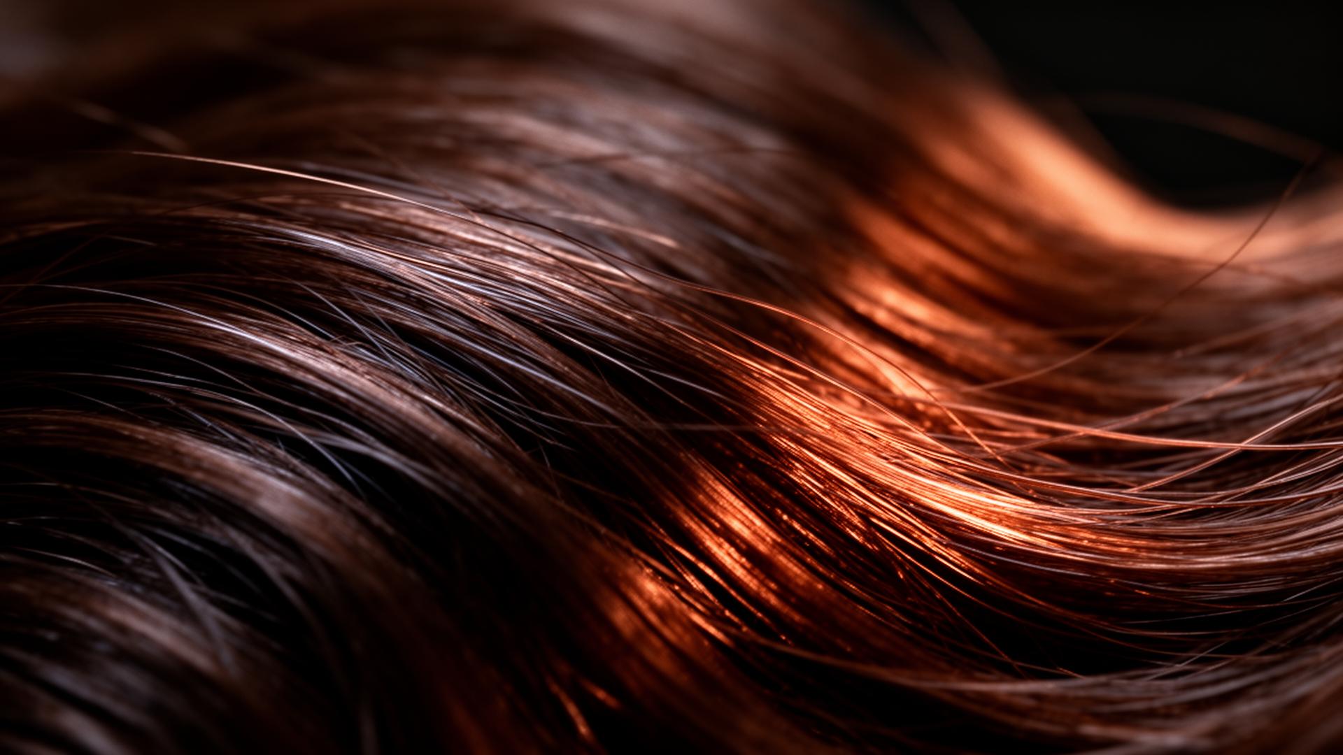 Hair texture macro